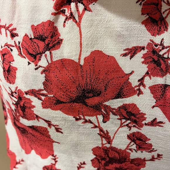 Free People French Quarter Wrap Floral Mini Dress, size Large - Picture 6 of 10